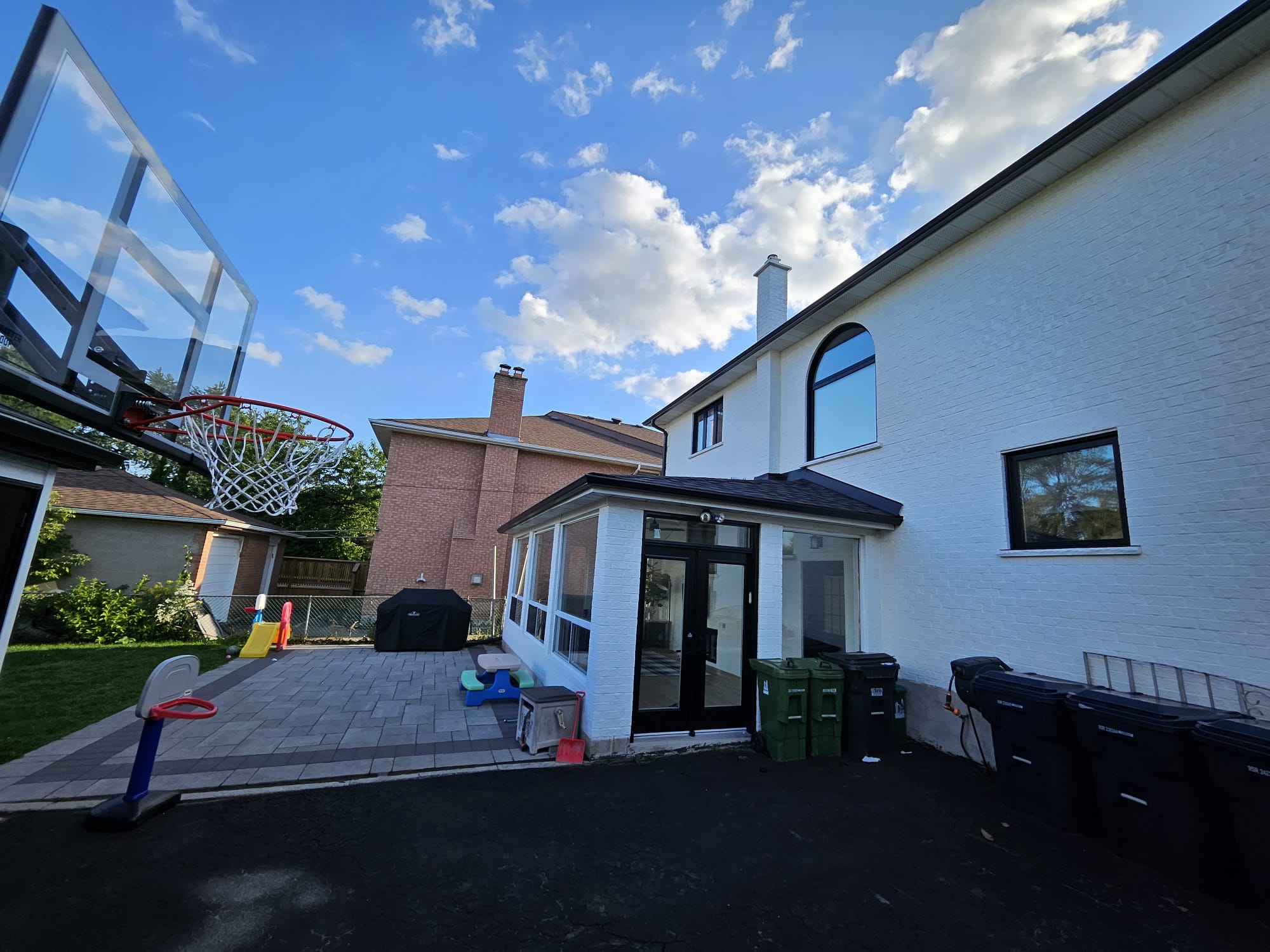 Residential renovation — backyard patio