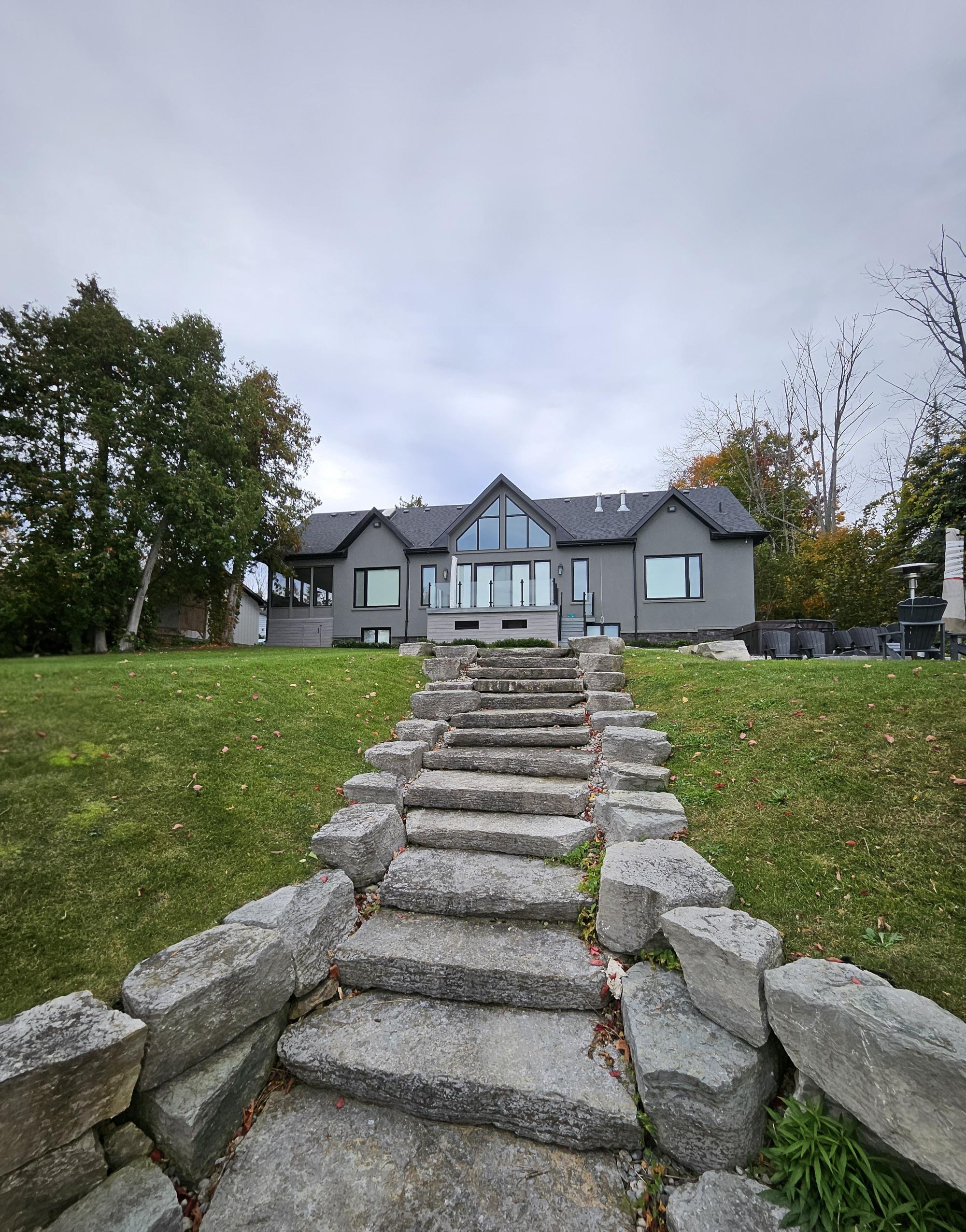 Cottage — stone stairs