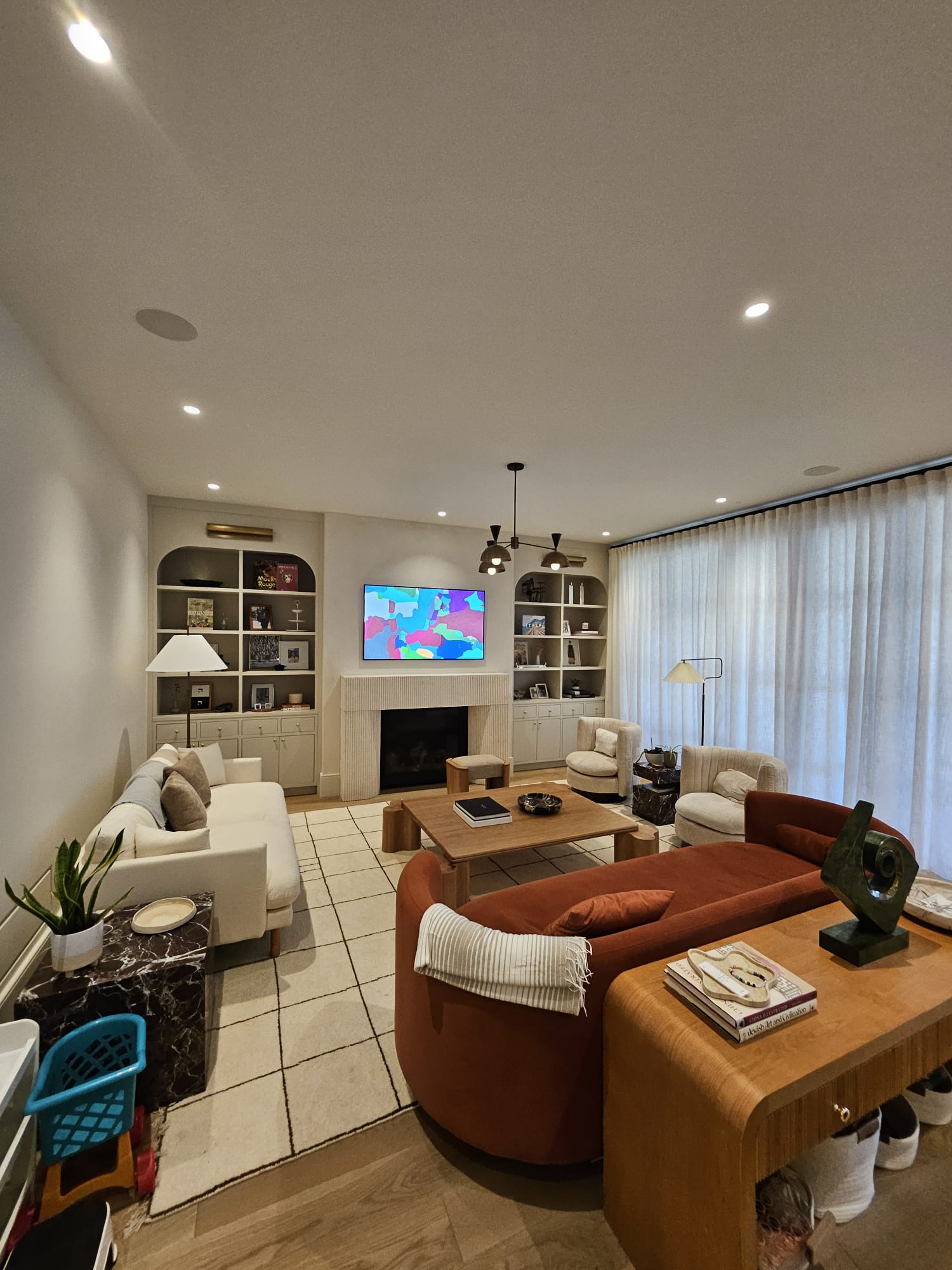 Residential renovation — modern den