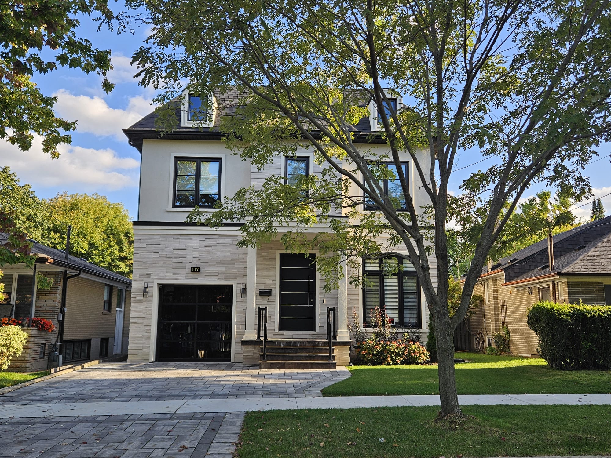 Residential renovation — modern house