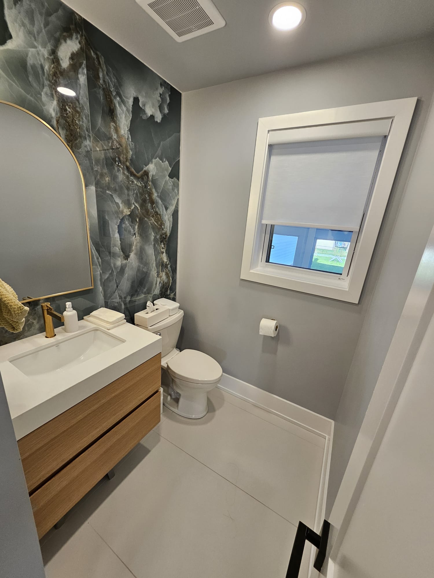 Residential renovation — classic washroom