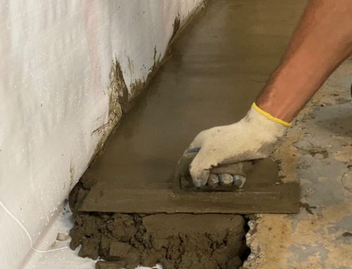 How does weeping tile keep water out of the basement?